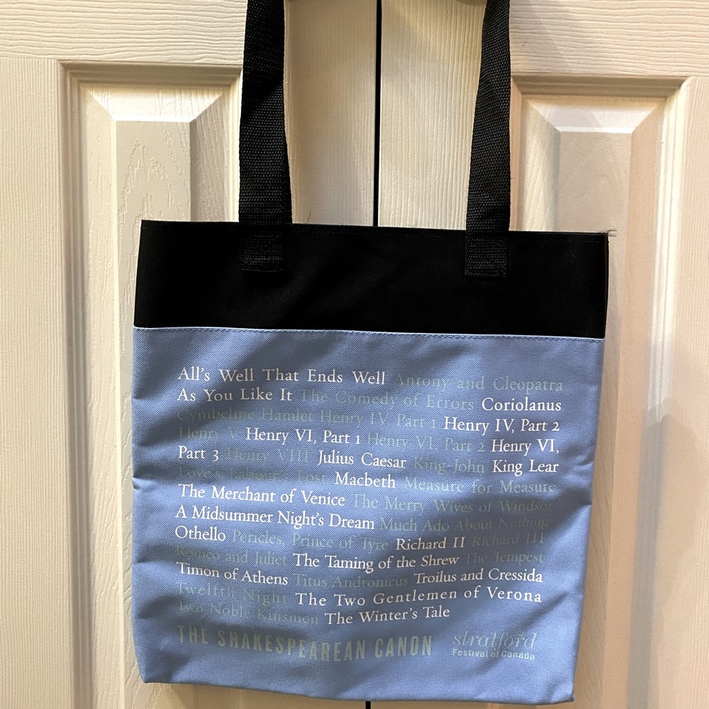3/$20 Shakespearean tote